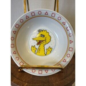 VTG Sesame Street Muppets Big Bird Cereal Bowl Shapes JMP Marketing Japan